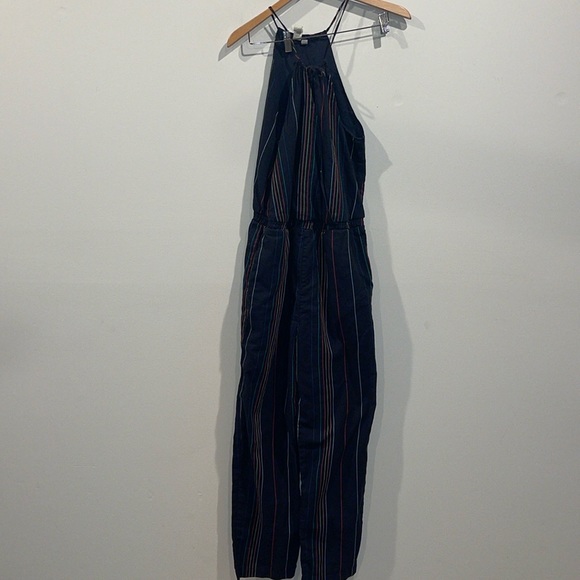 Anthropologie Dolan Striped Halter Jumpsuit Size M - Picture 2 of 8
